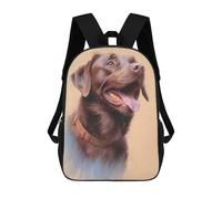 sinyumoney Labrador Retriever Sketch Sac À Dos Scolaire Imprimé En 3D Pour Garçons Et Filles, Sac À Dos Pour Ordinateur Portable Pour Enfants/étudiants/adultes 17inch