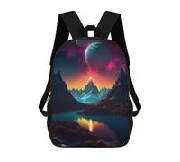 sinyumoney Lake in The Space Sacs À Dos Pour Enfants, Sac D'école Imprimé En 3D, Cartable Pour Enfants, Sac De Voyage, Sac À Dos Garçon Fille, Sac D'école Pour Enfants 17inch