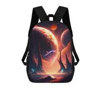 sinyumoney Lake Of Planets Landscape Sacs À Dos Scolaires Pour Enfants, Cartables Imprimés En 3D, Sacs D'école Tendance Pour Garçons, Élèves Du Primaire Et Du Collège 17inch