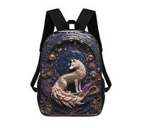 sinyumoney Legend Steampunk Fox Sac À Dos Imprimé En 3D Pour Enfants, Sac À Dos Scolaire, Sac À Dos De Voyage Pour Enfants, Sac À Livres Grande Capacité, Sac À Dos Pour Enfants 17inch