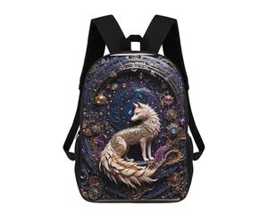sinyumoney Legend Steampunk Fox Sac À Dos Imprimé En 3D Pour Enfants, Sac À Dos Scolaire, Sac À Dos De Voyage Pour Enfants, Sac À Livres Grande Capacité, Sac À Dos Pour Enfants 17inch