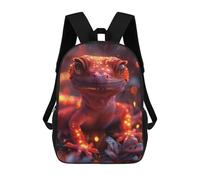 sinyumoney Leopard Gecko Animal Sacs À Dos Imprimés En 3D Pour Enfants, Sacs D'école Tendance Pour Garçons, Sacs De Voyage, Sacs Scolaires Pour Élèves Du Primaire 17inch