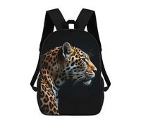 sinyumoney Leopard Portrait Sac À Dos Scolaire Imprimé En 3D Pour Garçons Et Filles, Sac À Dos Pour Ordinateur Portable Pour Enfants/étudiants/adultes 17inch