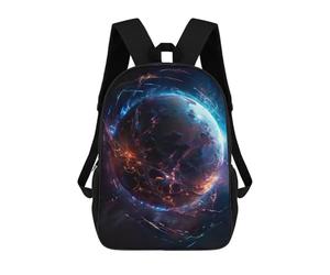 sinyumoney Lightning Alien Planet Sac À Dos Scolaire Pour Filles Et Garçons, Avec Poche, Sac À Dos Tendance Pour Enfants 17inch