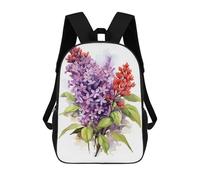 sinyumoney Lilac Flowers Sac À Dos En Peluche À Motif Dessin Animé, Sac À Dos 3D Pour Enfants, Idée Cadeau D'anniversaire Pour Garçons Et Filles 17inch