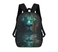 sinyumoney Lion And Butterfly Sac À Dos Imprimé En 3D Pour Enfants, Sac D'école Grande Capacité, Sac De Voyage, Sac À Livres, Sac À Dos Scolaire Pour Enfants 17inch