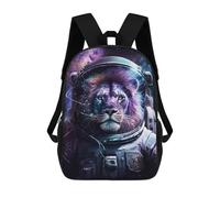 sinyumoney Lion Astronaut in Space -9 Sacs À Dos Imprimés En 3D Pour Enfants 17inch Sacs À Dos Tendance Et Décontractés Pour La Journée, Sacs De Voyage, Sacs À Dos D'extérieur Pour Garçons Et Filles