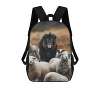 sinyumoney Lion Black Sheep Fantasy Sac À Dos Imprimé En 3D Pour Enfants, Sac À Dos Scolaire, Sac À Dos De Voyage Pour Enfants, Sac À Livres Grande Capacité, Sac À Dos Pour Enfants 17inch