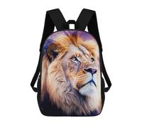 sinyumoney Lion Cub Sac À Dos Enfant Fille 3D, Sac D'école, Sac À Dos Pour Tout-petits, Sac À Dos Décontracté, Sac À Livres Tendance 17inch