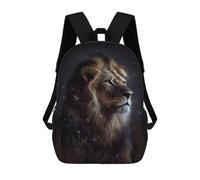 sinyumoney Lion Galaxy Sacs À Dos Scolaires Pour Enfants, Sac D'école Imprimé En 3D Pour Garçons, Élèves Du Primaire Et Du Collège 17inch