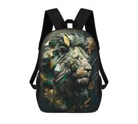 sinyumoney Lion Geometric Abstract Sac À Dos Pour Enfants, Impression 3D, Sac D'école Pour Garçons Et Filles, Sac À Dos Tendance Et Décontracté Pour Écoliers 17inch
