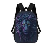 sinyumoney Lion Head Sac À Dos Scolaire Pour Filles Et Garçons, Avec Poche, Sac À Dos Tendance Pour Enfants 17inch