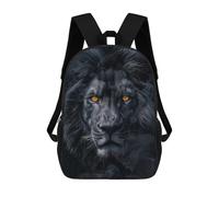 sinyumoney Lion in Black Smoke Sacs À Dos Scolaires Pour Enfants, Sac D'école Imprimé En 3D Pour Garçons, Élèves Du Primaire Et Du Collège 17inch