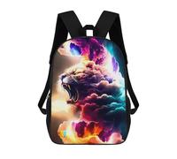 sinyumoney Lion in Clouds Sac À Dos Scolaire Pour Enfants, Imprimé En 3D, Tendance Et Décontracté, Pour Garçons, Élèves Du Primaire Et Du Collège 17inch