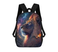 sinyumoney Lion in Space Sac À Dos Scolaire Imprimé En 3D Pour Garçons Et Filles, Sac À Dos Pour Ordinateur Portable Pour Enfants/étudiants/adultes 17inch