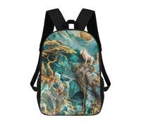 sinyumoney Lion Kings Realm Kintsugi Sacs À Dos Imprimés En 3D Pour Enfants, Sacs D'école Tendance Pour Garçons, Sacs De Voyage, Sacs Scolaires Pour Élèves Du Primaire 17inch