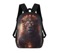 sinyumoney Lion of The City Sac À Dos Imprimé En 3D Pour Garçons, Sac D'école Grande Capacité, Sac De Voyage, Sac À Livres, Sac D'école Pour Garçons, Mochila 17inch