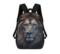 sinyumoney Lion Portrait Light Eyes Sac À Dos Imprimé En 3D Pour Enfants, Sac D'école Grande Capacité, Sac De Voyage, Sac À Livres, Sac À Dos Scolaire Pour Enfants 17inch