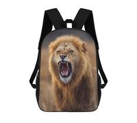sinyumoney Lion Roar Sound Effect-1 Sacs À Dos Pour Enfants 17inch Sac À Dos Scolaire, Sac D'école Imprimé En 3D Pour Garçons, Élèves Du Primaire Et Du Collège