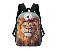 sinyumoney Lion with Toilet Paper Sac À Dos Enfant Imprimé En 3D, Sac D'école Pour Garçons, Sac À Dos Cool Et Décontracté, Sac À Dos Amusant Pour Enfants Et Adolescents 17inch