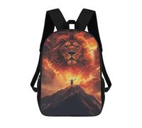 sinyumoney Lion's Roar Mountain Summit Adventure Sac À Dos Enfant, Cartable, Sac D'école, Motif Dessin Animé 3D, Sac Pour Ordinateur Portable, Pour Garçons Et Filles 17inch