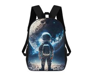 sinyumoney Little Boy with Astronaut Sac À Dos Avec Poche, Sacs À Dos Imprimés En 3D, Sacs De Voyage, Sacs À Livres, Sacs D'école Pour Enfants 17inch