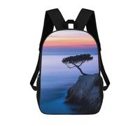 sinyumoney Lone Tree on Cliff Sacs À Dos Pour Enfants, Cartables Imprimés En 3D, Sacs À Dos Pour Élèves Du Primaire Et Du Collège, Garçons Et Filles 17inch