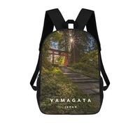 sinyumoney Lonely Torii in Nature Sac À Dos Scolaire Pour Filles Et Garçons, Sac À Dos Avec Poche, Sac À Dos Tendance Pour Enfants 17inch