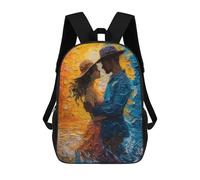 sinyumoney Love in Paint Sac À Dos Scolaire Pour Enfants, Sac D'école Imprimé En 3D, Sac D'école Tendance Pour Garçons, Élèves Du Primaire Et Du Collège 17inch