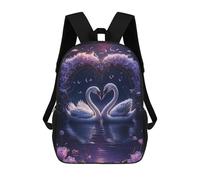 sinyumoney Love in The Night Sky Sac À Dos Enfant, Sac D'école, Sac À Dos Imprimé 3D Avec Motif De Dessin Animé, Grande Capacité, Pour Garçons Et Filles 17inch