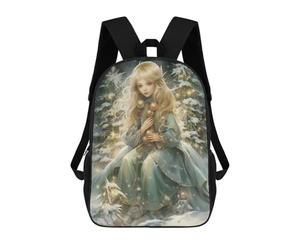 sinyumoney Lovely Saint Mary Sac À Dos Scolaire Enfant Tendance Et Décontracté, Sac À Dos Imprimé En 3D Pour Garçon, Grand Sac À Dos 17inch