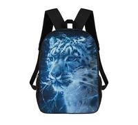 sinyumoney Luminescent Snow Leopard Sacs À Dos Scolaires Pour Garçons Et Filles, Sacs À Dos Décontractés Pour Le Sport, Sacs À Dos De Grande Capacité Pour L'école Primaire 17inch
