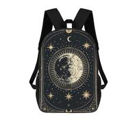 sinyumoney Lunar Cycle Sacs À Dos Scolaires Pour Enfants, Sac D'école Imprimé En 3D Pour Garçons, Élèves Du Primaire Et Du Collège 17inch