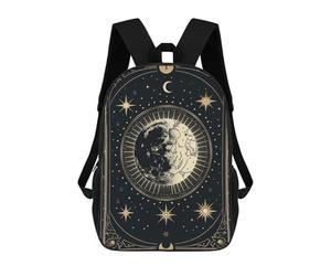 sinyumoney Lunar Cycle Sacs À Dos Scolaires Pour Enfants, Sac D'école Imprimé En 3D Pour Garçons, Élèves Du Primaire Et Du Collège 17inch