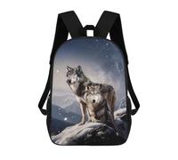 sinyumoney Lunar Howl Sac À Dos Scolaire Imprimé En 3D Pour Enfants, Sac À Dos Garçon/fille, Sac De Voyage Pour Enfants 17inch