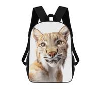 sinyumoney Lynx Selfie Sac À Dos Scolaire Pour Enfants Imprimé En 3D, Idéal Pour Les Voyages Et Les Lectures, Pour Les Garçons Et Les Élèves Du Primaire 17inch