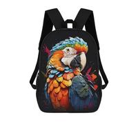 sinyumoney Macaw Hyacinth Animals Sac À Dos Scolaire Imprimé En 3D Pour Garçons Et Filles, Sac À Dos Pour Enfants, Sac De Voyage 17inch