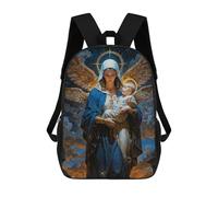 sinyumoney Madonna And Child Sac À Dos Scolaire Imprimé En 3D, Sac À Dos Décontracté Pour Enfants, Sac D'école Imprimé En 3D Pour Garçons, Primaire Et Collège 17inch