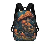 sinyumoney Magic Mushroom Sac À Dos Imprimé En 3D Pour Enfants, Sac D'école, Sac De Voyage Grande Capacité, Sac À Livres, Sac À Dos Pour Enfants 17inch