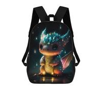 sinyumoney Magical Baby Dragon Sacs À Dos Pour Enfants, Cartables Imprimés En 3D, Sacs À Dos Pour Élèves Du Primaire Et Du Collège (garçons Et Filles) 17inch