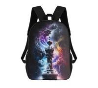 sinyumoney Magical Chess King Sac À Dos Enfant, Sac D'école, Sac À Dos Imprimé 3D Avec Motif De Dessin Animé, Grande Capacité, Pour Garçons Et Filles 17inch