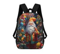 sinyumoney Magical Christmas Wonderland Sac À Dos Imprimé En 3D, Sac D'école Décontracté Et Tendance Pour Enfants, Sac D'école Pour Garçons, Collégiens 17inch