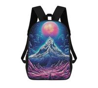 sinyumoney Magical Cosmic Landscape Sac À Dos Scolaire Imprimé En 3D Pour Enfants, Sac À Dos De Voyage, Sac Tendance Et Décontracté Pour Écoliers 17inch