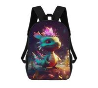 sinyumoney Magical Dragon Crown Sac À Dos Scolaire Pour Filles Et Garçons, Grande Capacité, Léger, Pour Enfants Et Étudiants 17inch