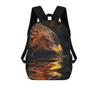 sinyumoney Magical Eagle In The Dark Sac À Dos, Cartable Imprimé En 3D, Sac À Goûter, Sac À Dos De Voyage, Sac À Dos Entre Amis, Sac À Dos Scolaire Pour Filles Et Garçons 17inch