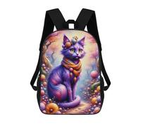 sinyumoney Magical Fantasy Cat Garden Sac À Dos Scolaire Léger Et Décontracté Pour L'école/le Travail/les Voyages 17inch