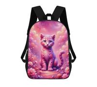 sinyumoney Magical Fantasy Kitten Sacs À Dos 17 Pouces Pour Enfants, Sacs D'école Imprimés En 3D Pour Élèves Du Primaire Et Du Collège, Garçons Et Filles