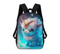 sinyumoney Magical Fantasy Unicorn Art Print Sacs À Dos Pour Enfants, Sac À Dos Scolaire Imprimé En 3D Pour Enfants, Sac À Dos De Voyage, Sac À Livres Pour Enfants 17inch Sac D'école
