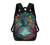 sinyumoney Magical Forest Whispers Sacs À Dos, Sac À Dos Enfant, Sac D'école, Sac À Dos De Voyage Imprimé En 3D, Accessoire De Mode, Sac À Dos Imperméable Pour Enfants 17inch