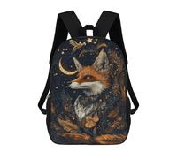 sinyumoney Magical Fox Art Print -4 Sac À Dos En Peluche À Motif Dessin Animé, Sac À Dos 3D Pour Enfants, Idée Cadeau D'anniversaire Pour Garçons Et Filles 17inch